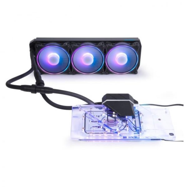 kit rl alphacool eiswolf 2 360mm radeon rx 68006800xt strixtuf con placa posterior 3