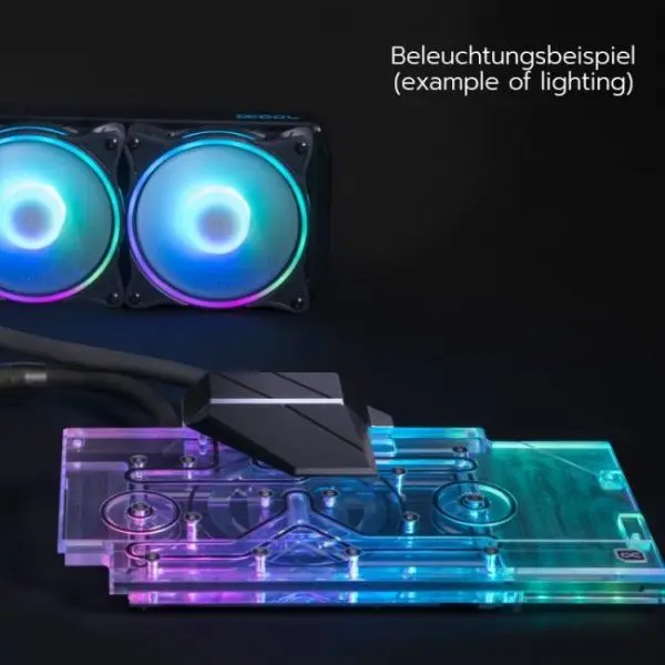 kit rl alphacool eiswolf 2 360mm rtx 30803090 rog strix with backplate 10