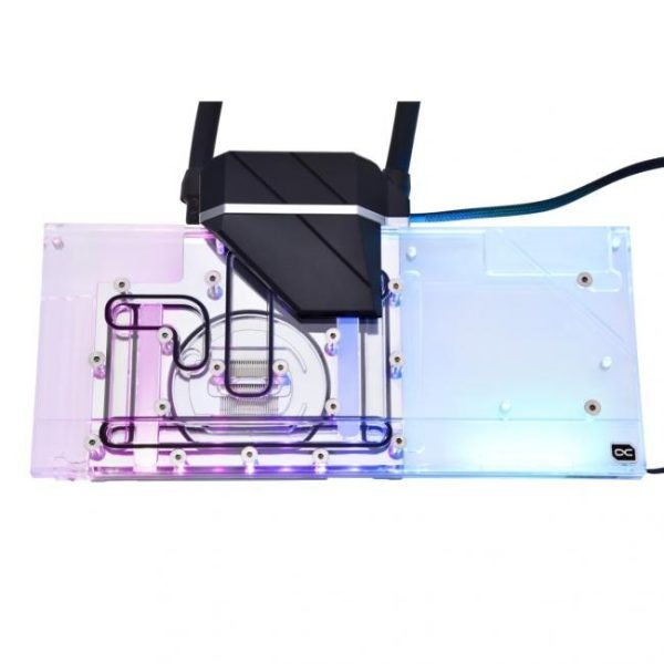 kit rl alphacool eiswolf 2 aio rtx 8090 360mm ftw3 con placa trasera 10