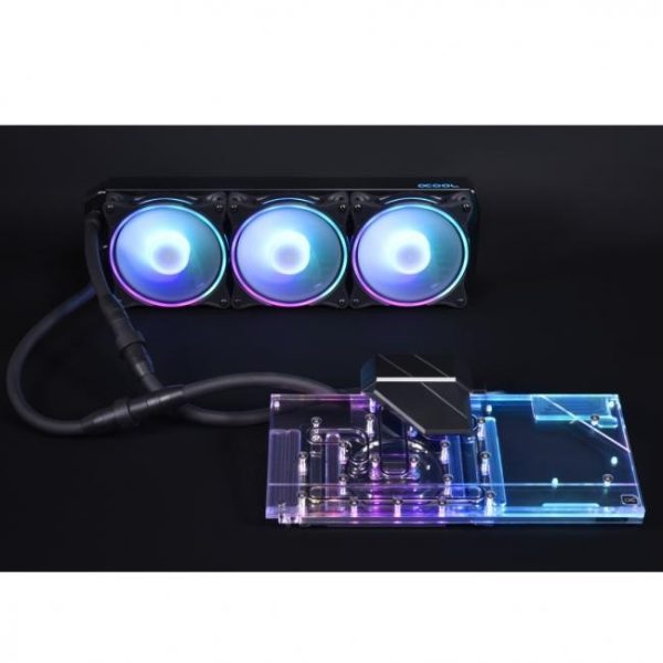 kit rl alphacool eiswolf 2 aio rtx 8090 360mm ftw3 con placa trasera 12