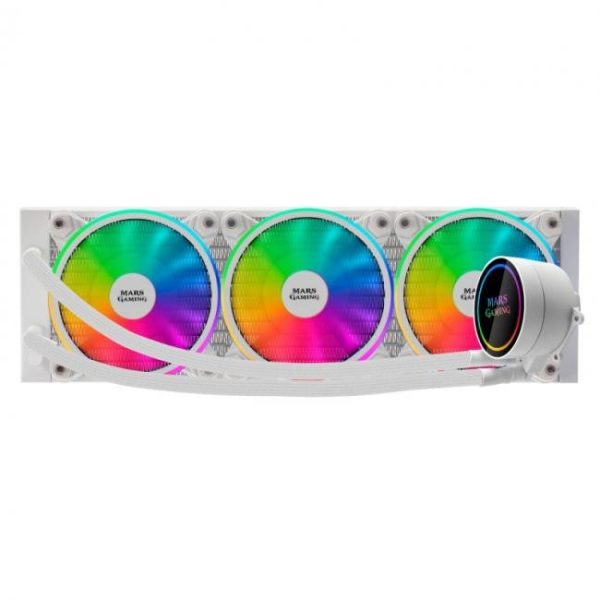 kit rl mars gaming ml360 argb tdp dual blanco 1