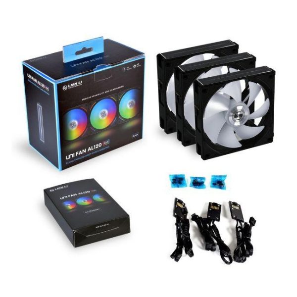 lian li uni fan al120 rgb 120mm kit x3 2