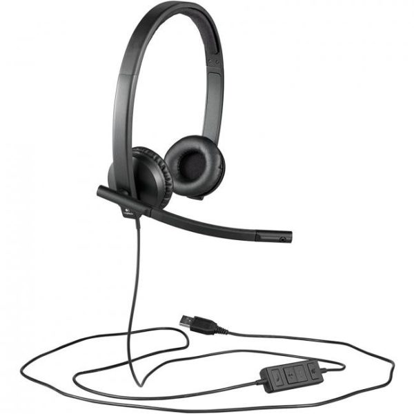 logitech headset h570e estereo 5