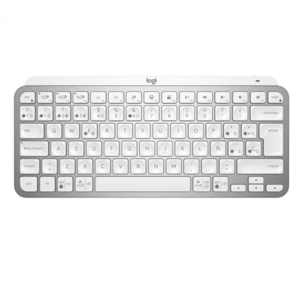 logitech mx keys mini inalambrico gris