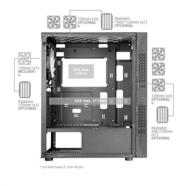 mars gaming mc u3 argb usb 30 negra 16