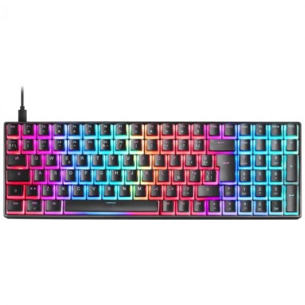 mars gaming mkultra teclado mecanico negro switch marron