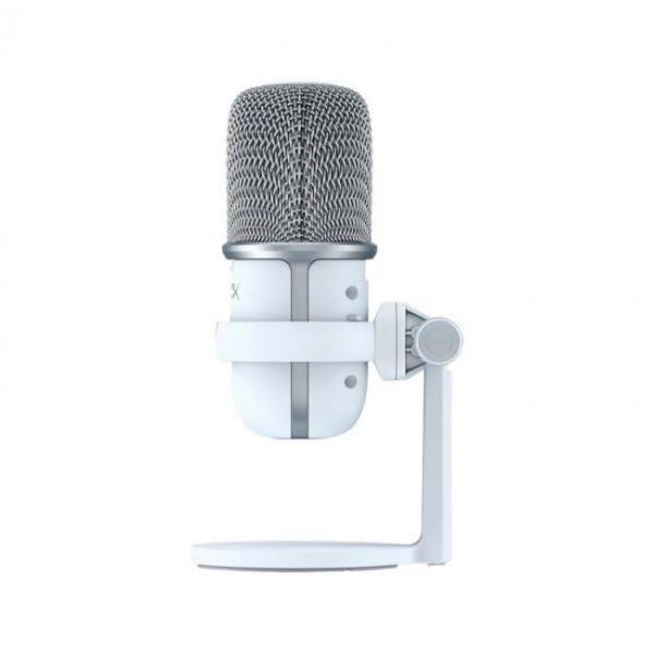 microfono de condensador hyperx solocast usb blanco 9