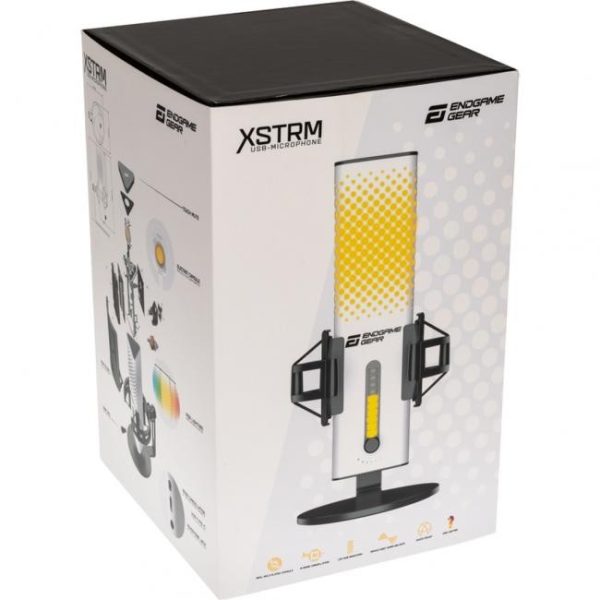 microfono endgame gear xstrm blanco 15