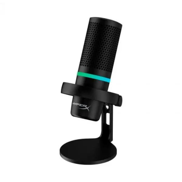 microfono hyperx duocast rgb negro 10