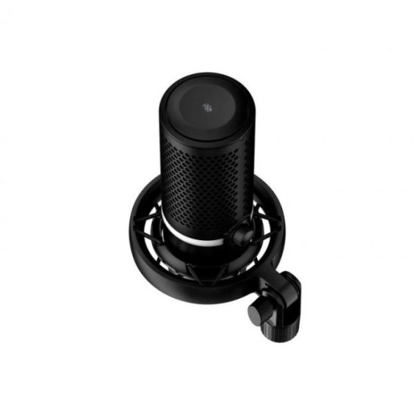 microfono hyperx duocast rgb negro 12