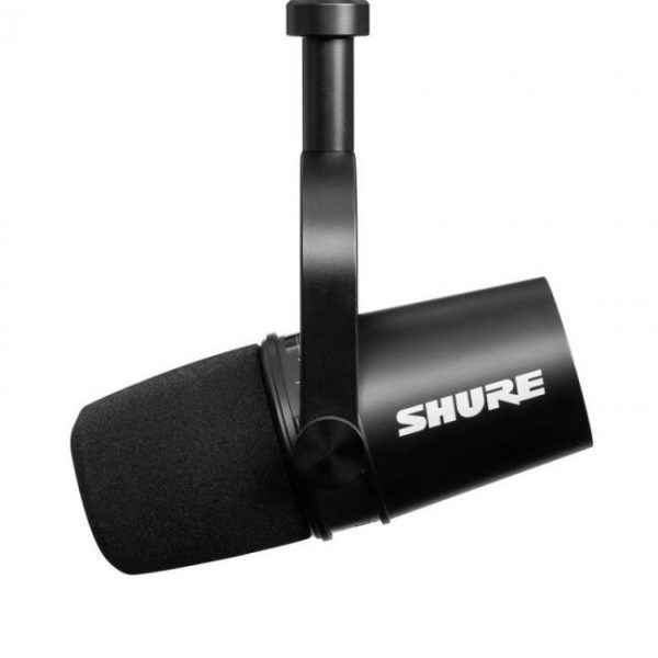 microfono shure mv7 dynamic podcast negro 1