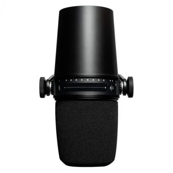 microfono shure mv7 dynamic podcast negro 3