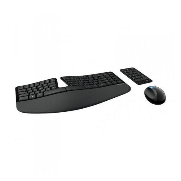 microsoft sculpt ergonomic desktop kit tecladoraton portugues negro