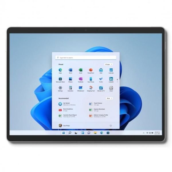 microsoft surface pro 8 i5 1145g7 8gb128gb 13 tactil platino 2