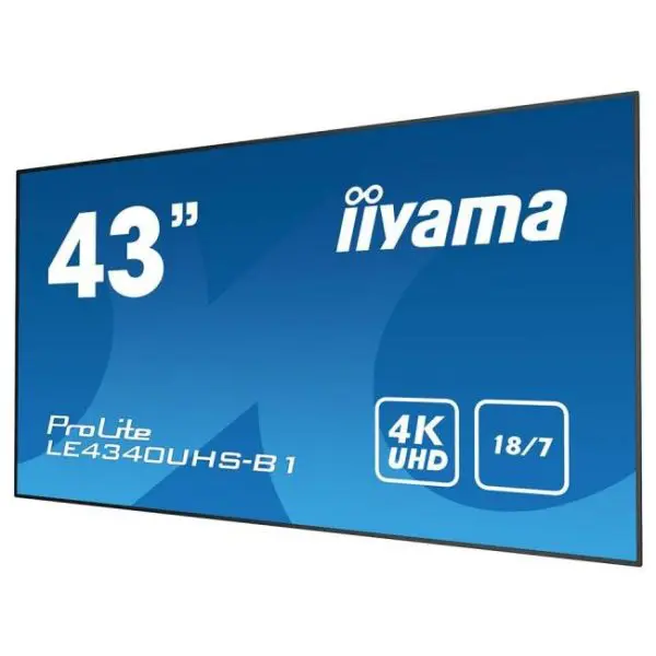 monitor 43 iiyama prolite le4340uhs b1 1