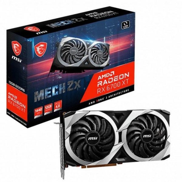 msi radeon rx 6700xt mech 2x 12gb gddr6