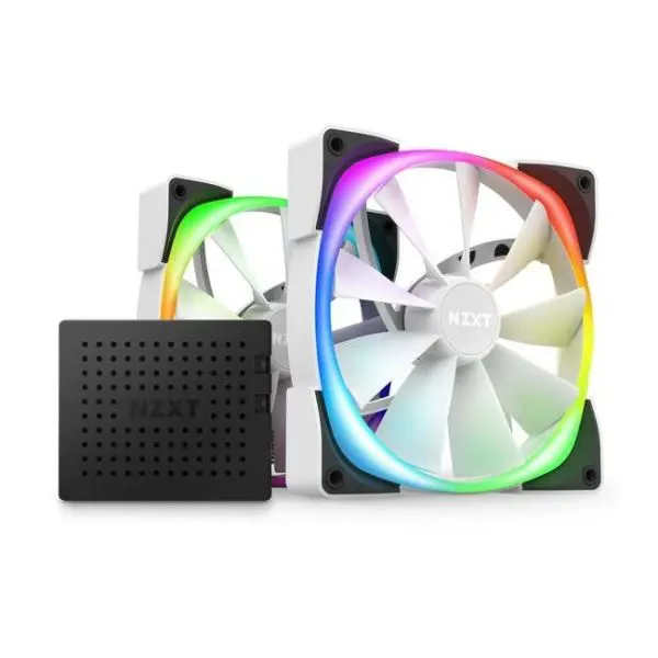 nzxt aer rgb 2 twin starter pack blanco 140mm 4
