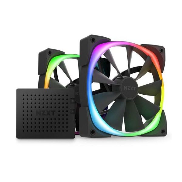 nzxt aer rgb 2 twin starter pack negro 140mm 4