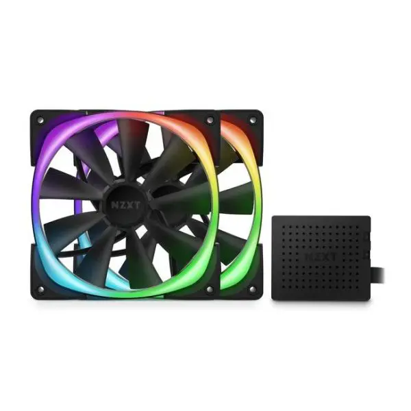 nzxt aer rgb 2 twin starter pack negro 140mm 6