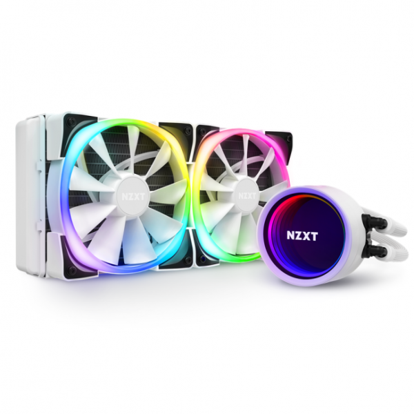 nzxt kraken x53 rgb blanco 3