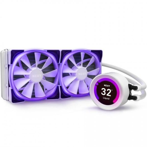 nzxt kraken z53 rgb blanco 3