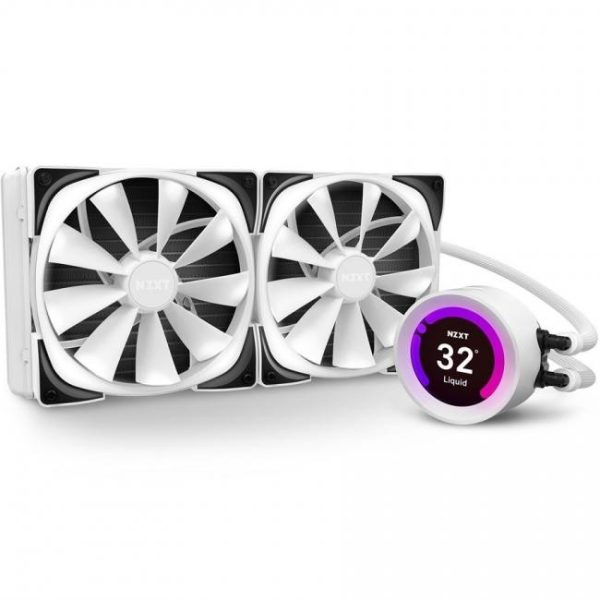 nzxt kraken z63 rgb blanco 4