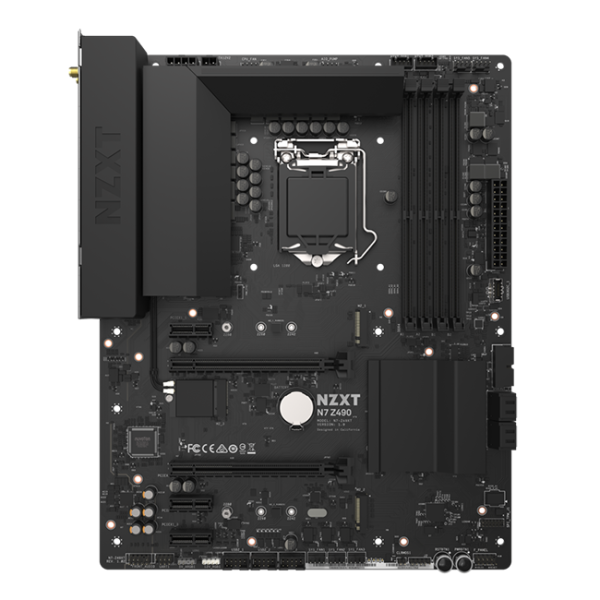 nzxt n7 z490 negro mate 5