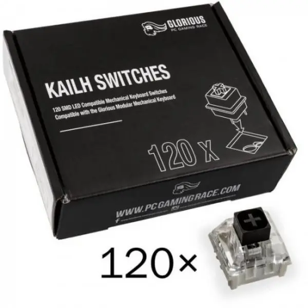 pack glorious pc gaming race kailh box black 120 teclas