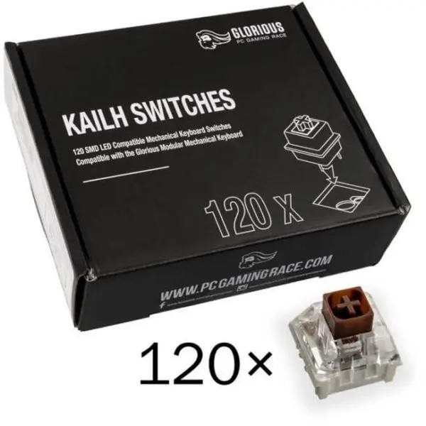 pack glorious pc gaming race kailh box brown 120 teclas