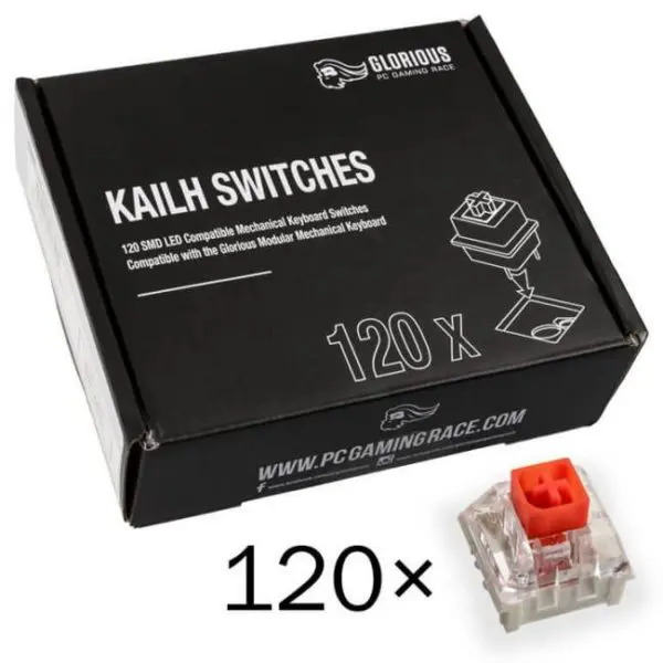 pack glorious pc gaming race kailh box red 120 teclas