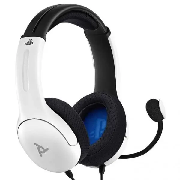 pdp lvl50 wired headset white ps5ps4