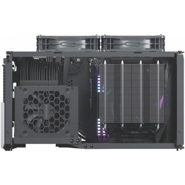 phanteks evolv shift xt argb cristal templado negro 12