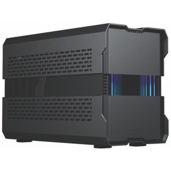 phanteks evolv shift xt argb cristal templado negro 4