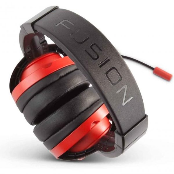 powera auriculares videojuegos con cable fusion crimson fade xbox 4
