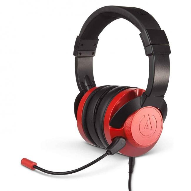 powera auriculares videojuegos con cable fusion crimson fade