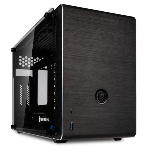 raijintek ophion tempered glass negra