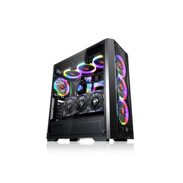 raijintek ponos tg4 cristal templado frontal y lateral 1