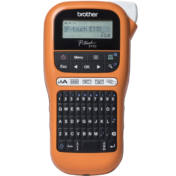 rotuladora electronica brother p touch pt e110vp