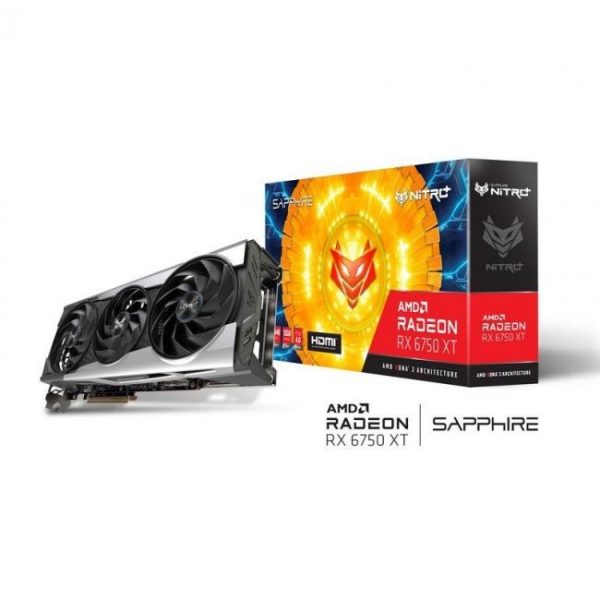 sapphire nitro amd radeon rx 6750xt gaming oc 12gb gddr6 6