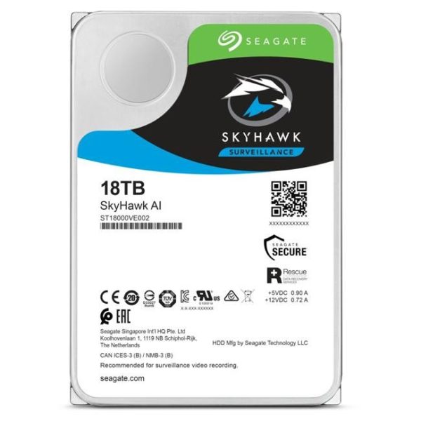 seagate skyhawk ai surveillance 35 18tb sata3