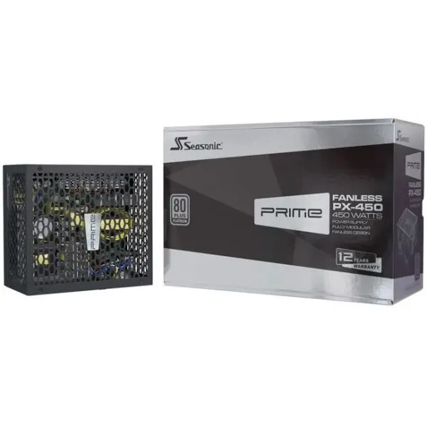 seasonic prime fanless px 450 450w 80 plus platinum