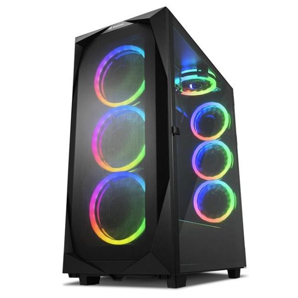 sharkoon rev300 rgb negra