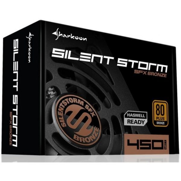 sharkoon silentstorm sfx 450w 80 plus bronze 2