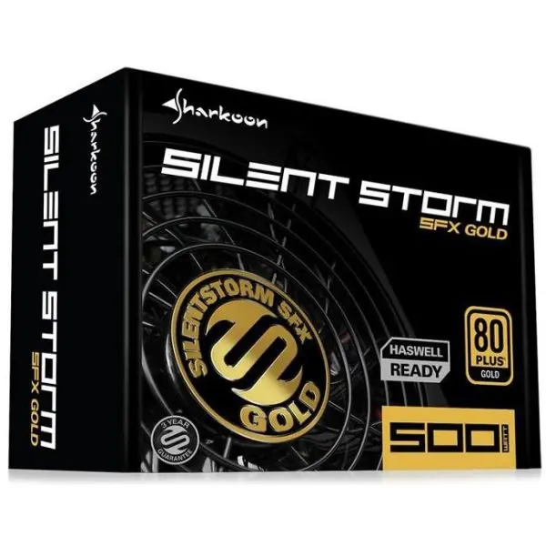 sharkoon silentstorm sfx 500w 80 plus gold 2