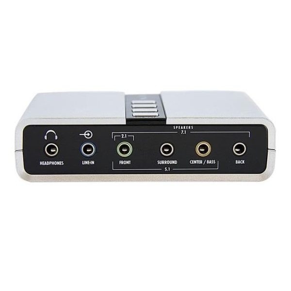 tarjeta de sonido startech usb 71 1