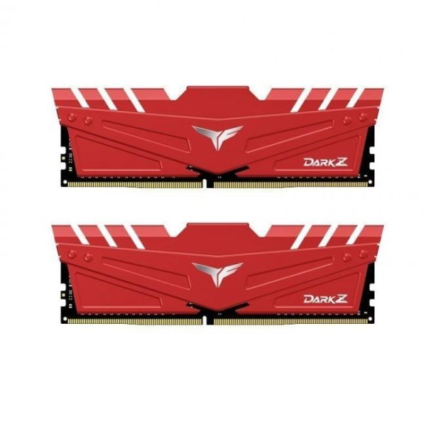 team group dark z ddr4 32gb 2x16gb 3200 cl16 roja