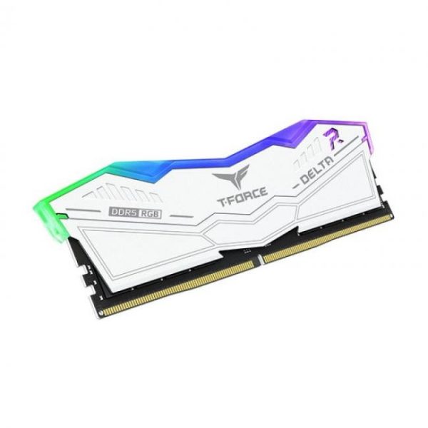 team group delta white rgb ddr5 6400mhz 32gb 2x16gb cl40 3