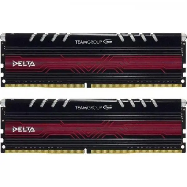 team group t force delta series led rojo ddr4 2400mhz 32gb 2x16gb cl15 1