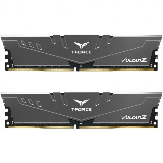 team group t force vulcan z ddr4 3200mhz pc4 25600 16 gb 2x8gb cl16 gris