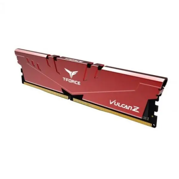 team group t force vulcan z ddr4 3200mhz pc4 25600 16 gb cl16 rojo 3